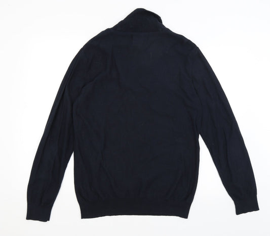 River Island Mens Blue Pullover Jumper Size M