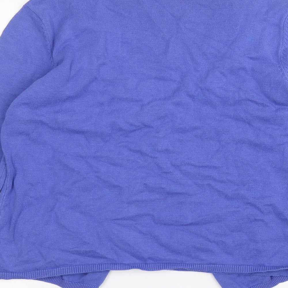 Preworn Womens Blue Basic T-Shirt Size S