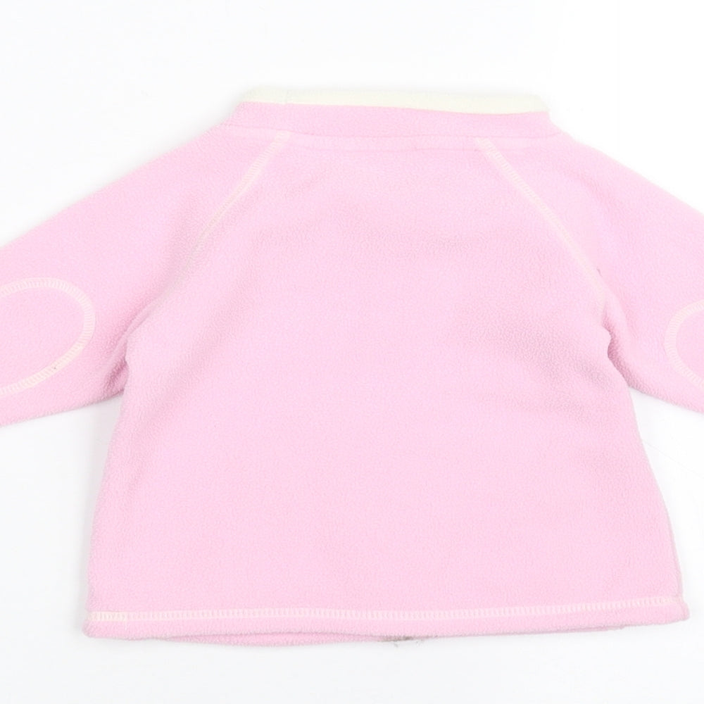 Brand and care label for Next Baby Pink jumper, size 3-6, Months