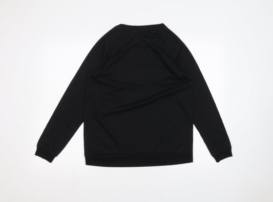 Garage Mens Black Pullover Jumper Size M