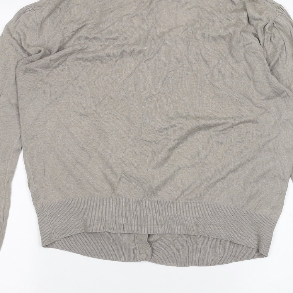 Atmosphere Womens Beige Cardigan Jumper Size 12