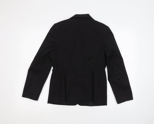 Distinctive Mens Black Jacket Size S