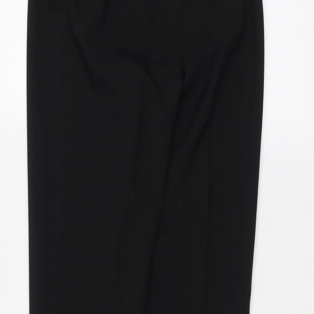 George Womens Black Trousers Size 8 L27 in