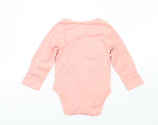 Marks and Spencer Girls Pink Babygrow One-Piece Size 3-6 Months