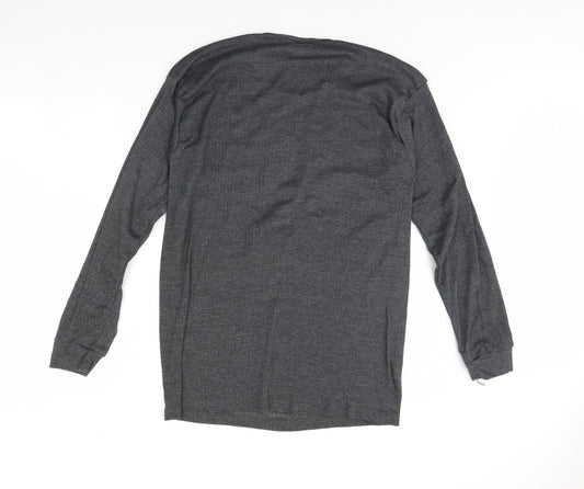 Heat Saver Mens Grey Pullover Jumper Size XL