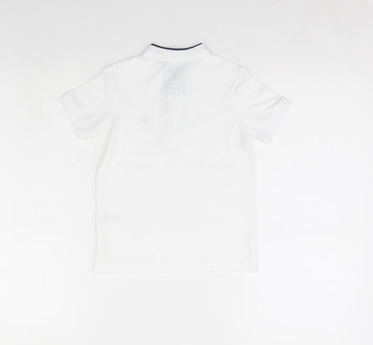 Urban Debt Boys White Basic Polo Size 4 Years