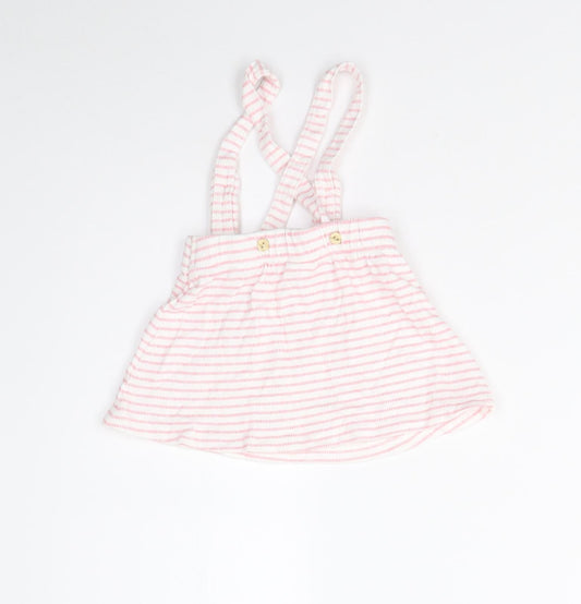 H&M Girls Multicoloured Striped Pettiskirt Skirt Size 6-9 Months