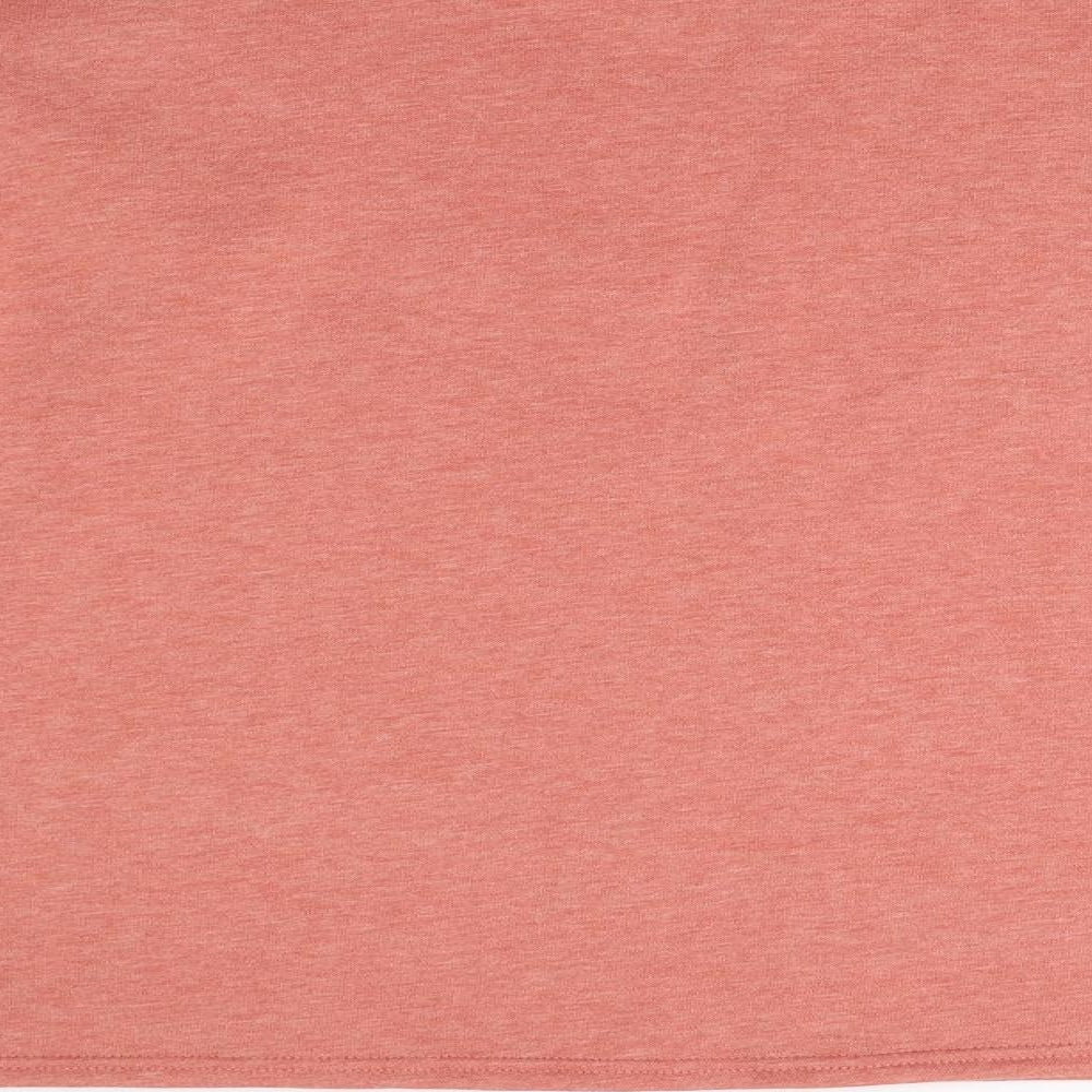 Brand and care label for Papaya women’s orange pullover sweatshirt, size S