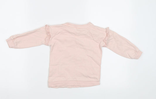 George Baby Pink Pullover Jumper Size 12-18 Months - Peppa Pig