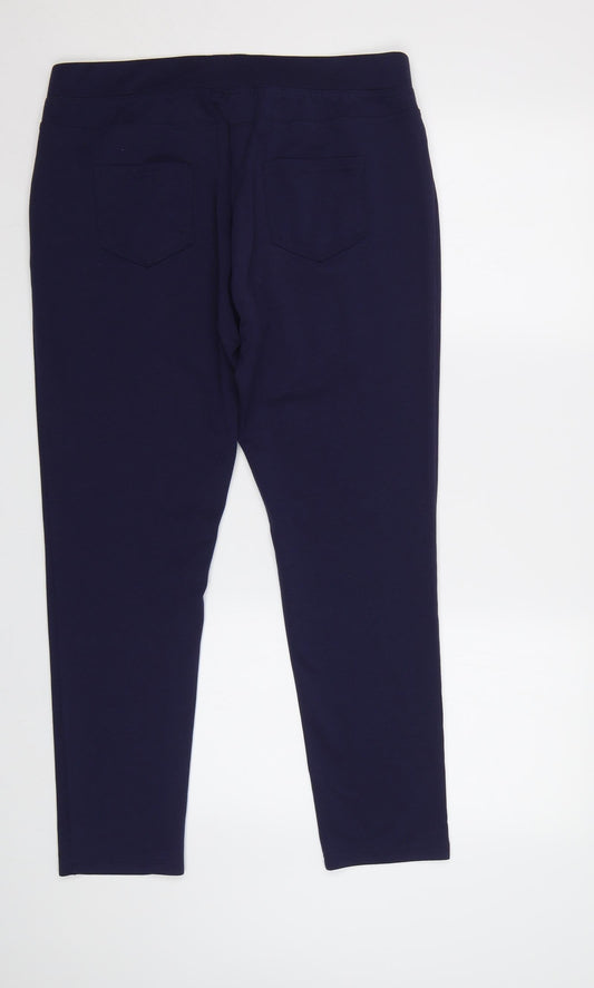 atlas for women Womens Blue Jogger Trousers Size 16 L27 in