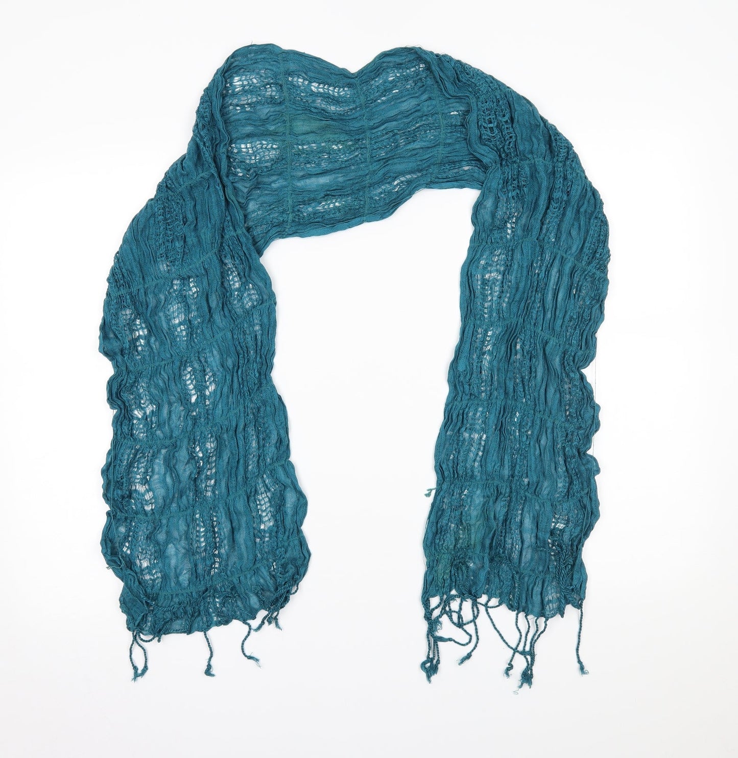 Preworn Womens Blue Scarf