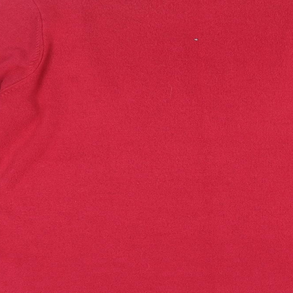M&S Womens Pink Pullover Jumper Size 14