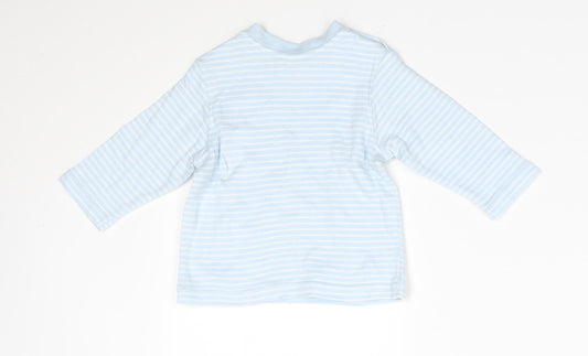 TU Baby Blue Striped Pullover Jumper Size 3-6 Months