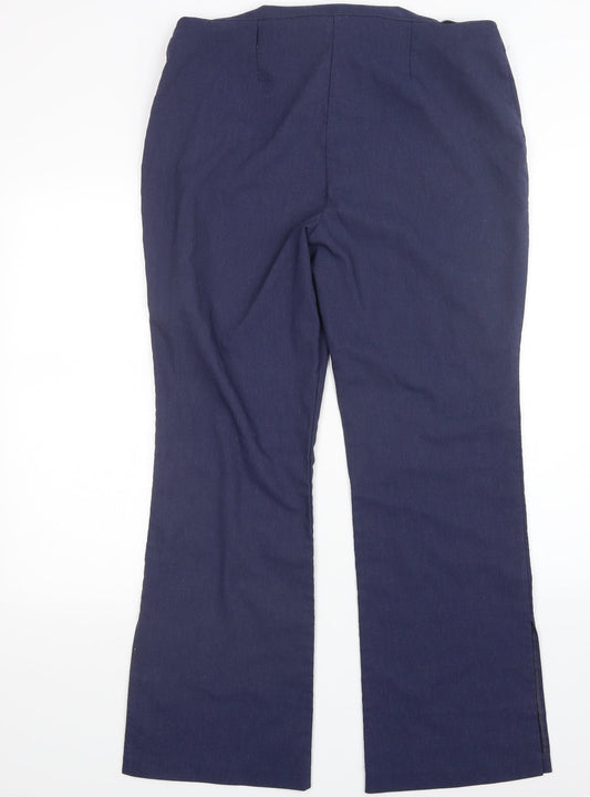doro Womens Blue Trousers Size 16 L30 in