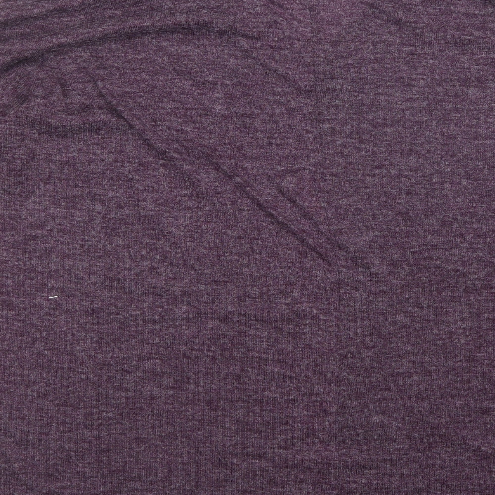 Brand and care label for Atmosphere women’s purple jumper, size UK 6