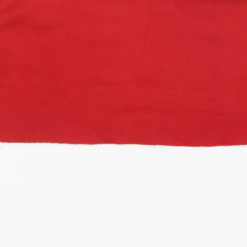 Boohoo Womens Red Pullover Jumper Size 10