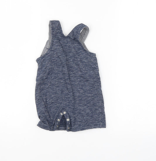 George Boys Blue Dungaree One-Piece Size 3-6 Months