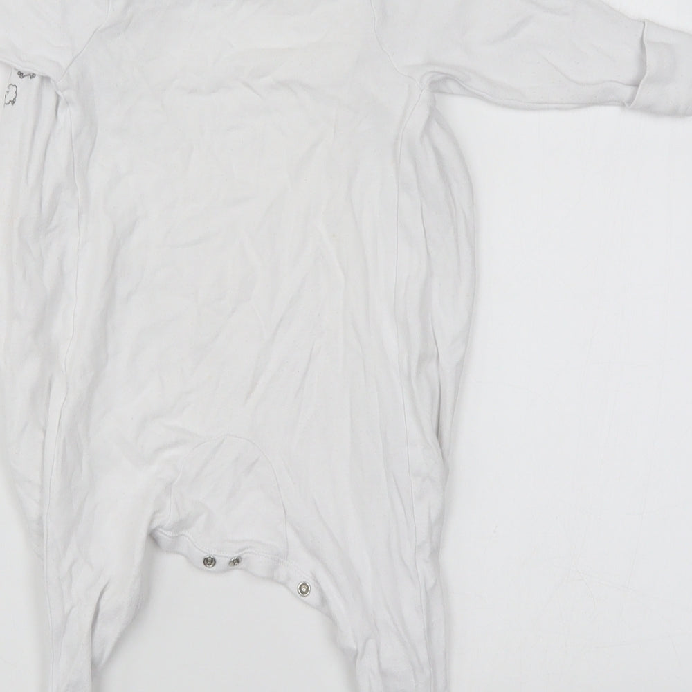 TU Baby White Babygrow One-Piece Size 3-6 Months