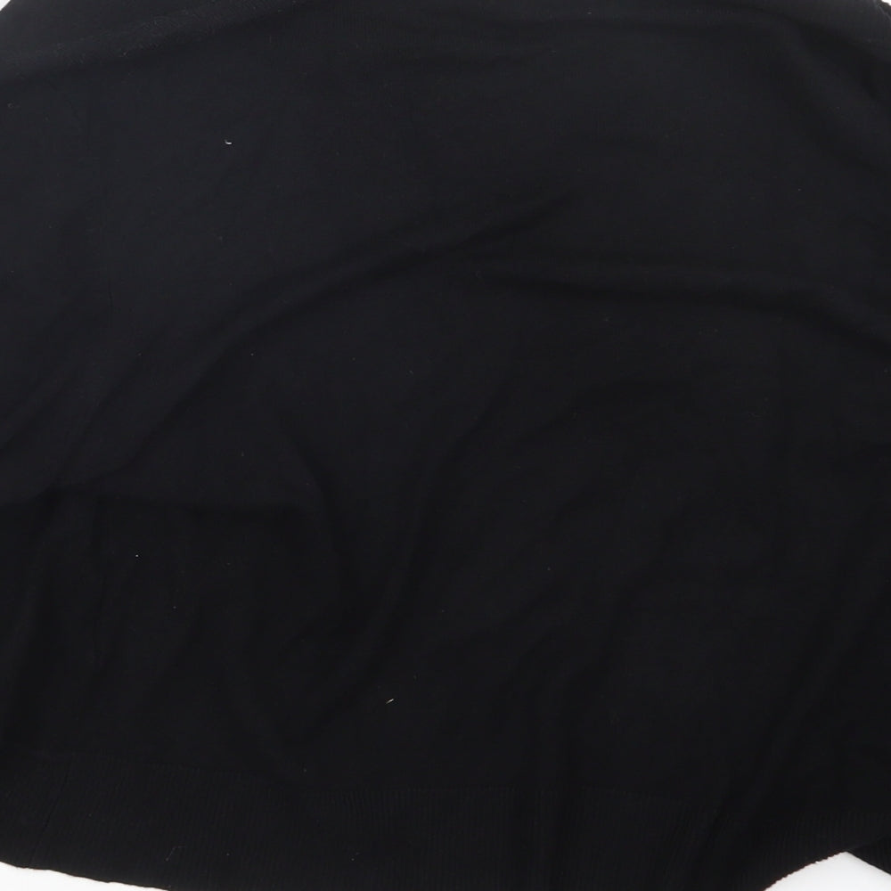 Klass Womens Black Knit Cardigan Jumper Size L