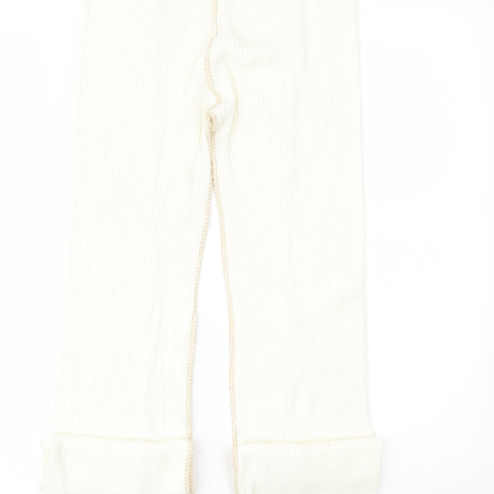 I SAW IT FIRST Womens Ivory Trousers Size M L31 in