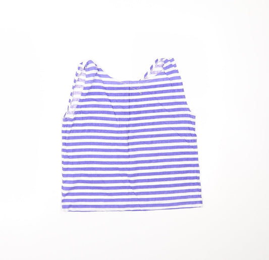 Bluebelle Womens Blue Striped Camisole Tank Size 12