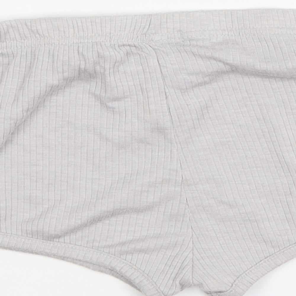 Missguid Womens Grey Solid Jersey Cami Pyjama Pants Size 8