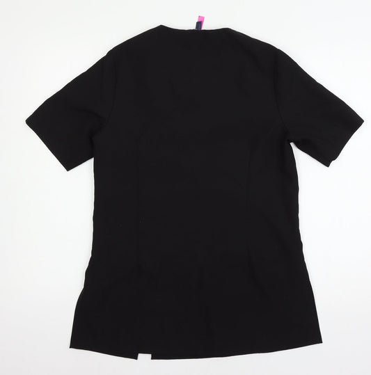 Premier Womens Black Basic Blouse Size 10