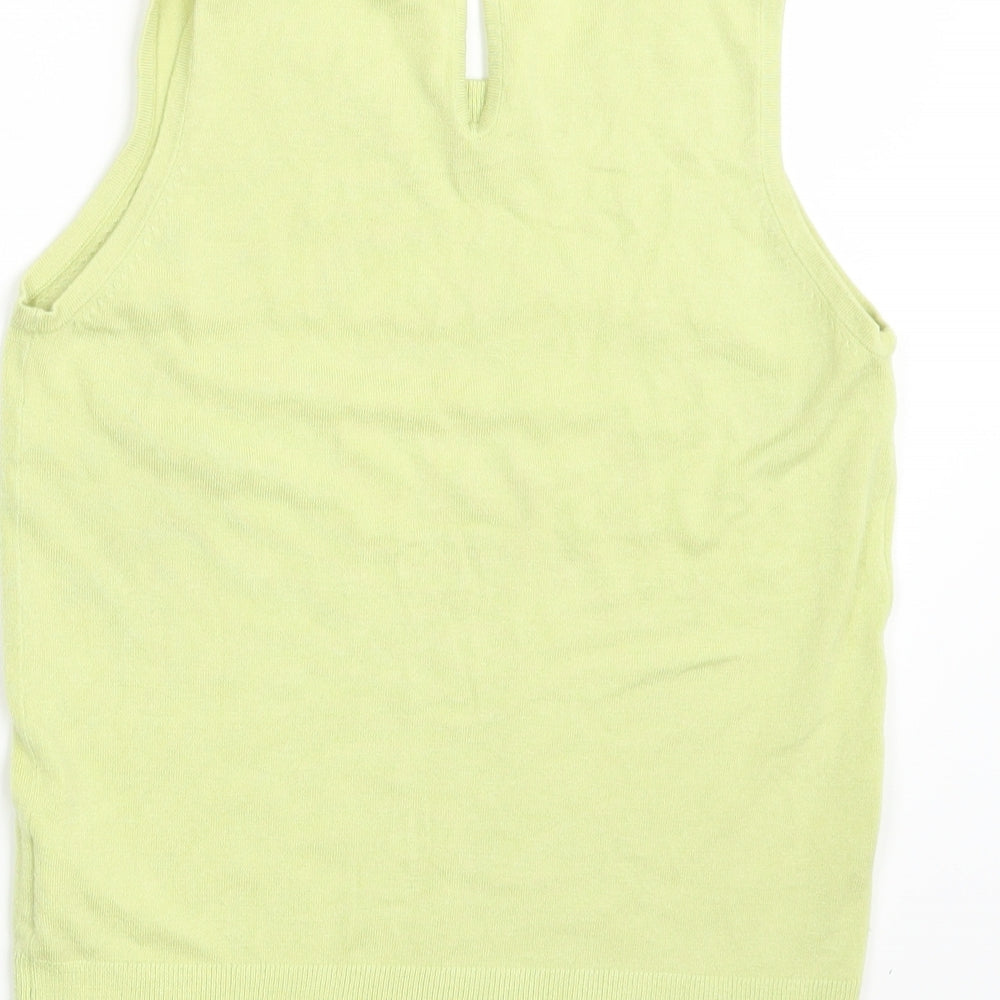 H&M Womens Yellow Pullover Jumper Size 10