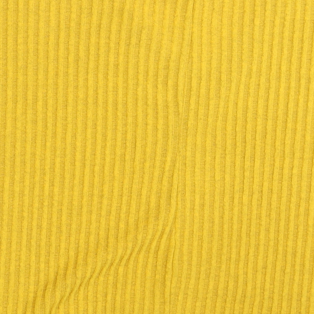 New Look Womens Yellow Pullover Jumper Size S