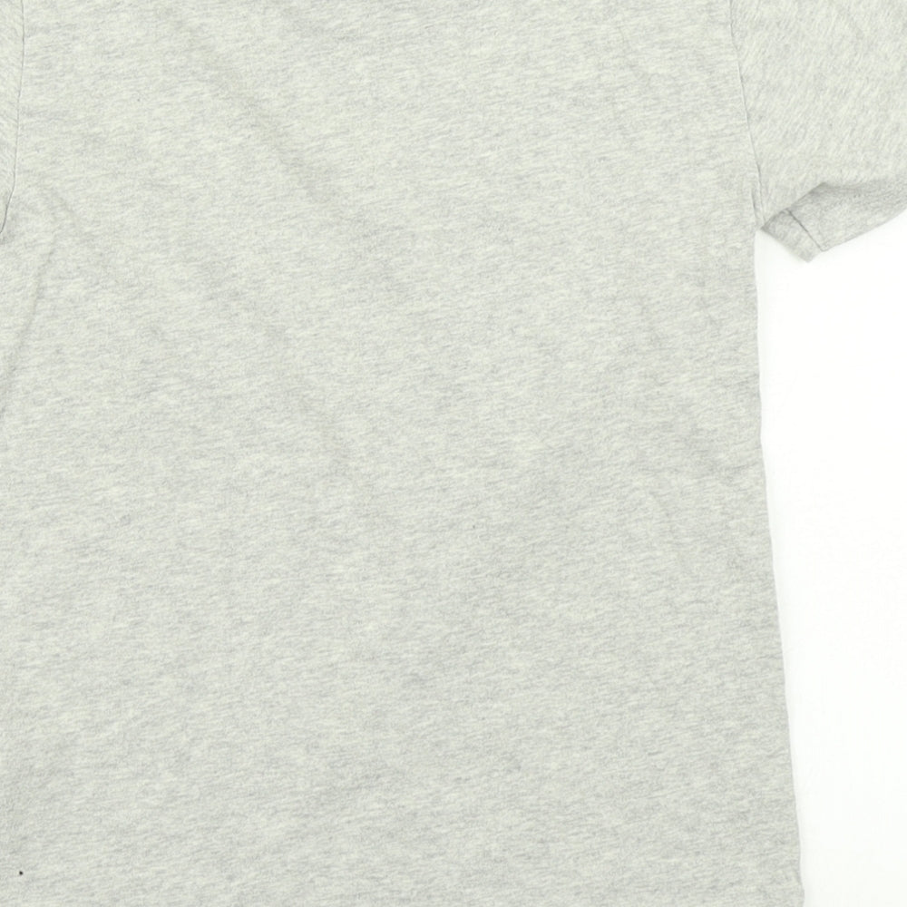 NEXT Boys Grey Basic T-Shirt Size 8 Years - Reversible sequins