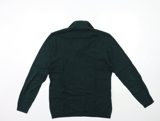NEXT Mens Green Knit Pullover Jumper Size M
