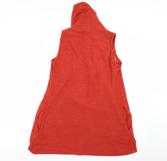 mandi Womens Orange Fit & Flare Size 10