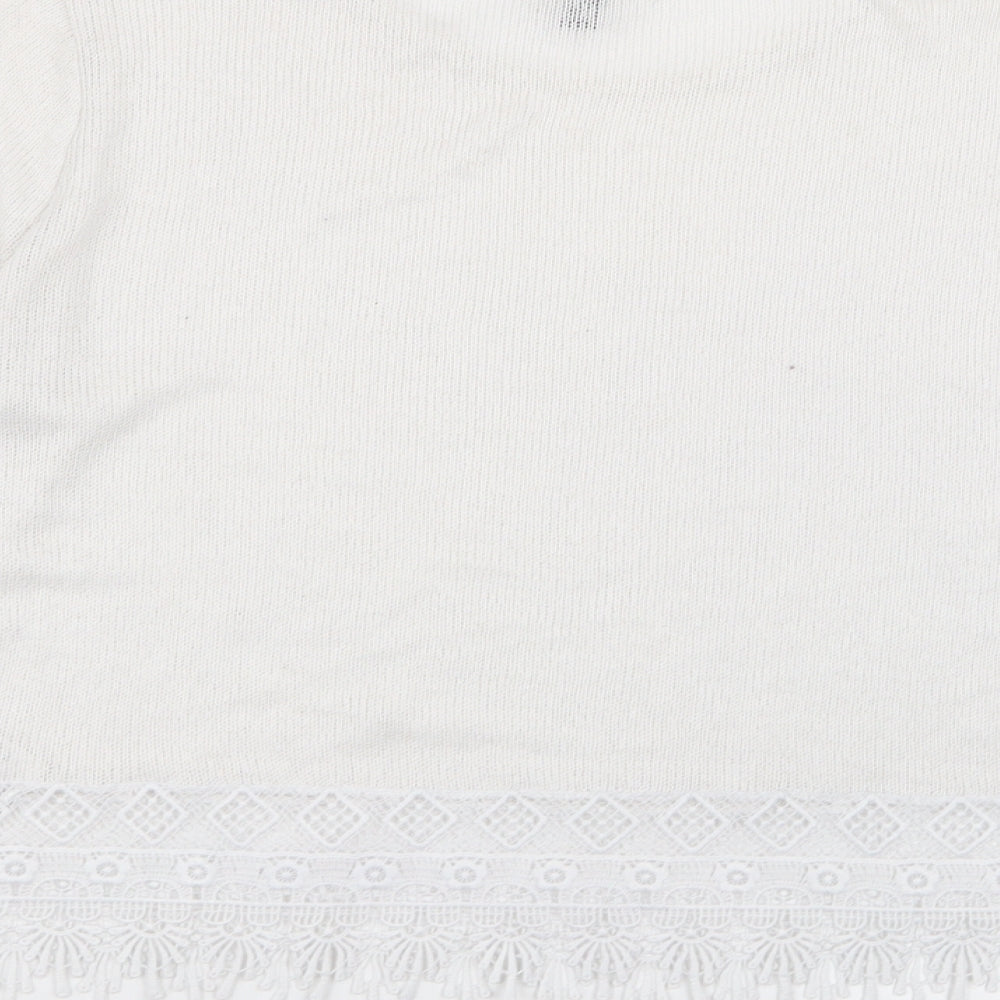 Divided by H&M Womens White Pullover Jumper Size M