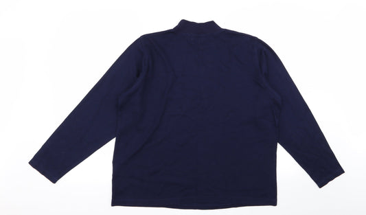 holmewood Womens Blue Basic T-Shirt Size 18