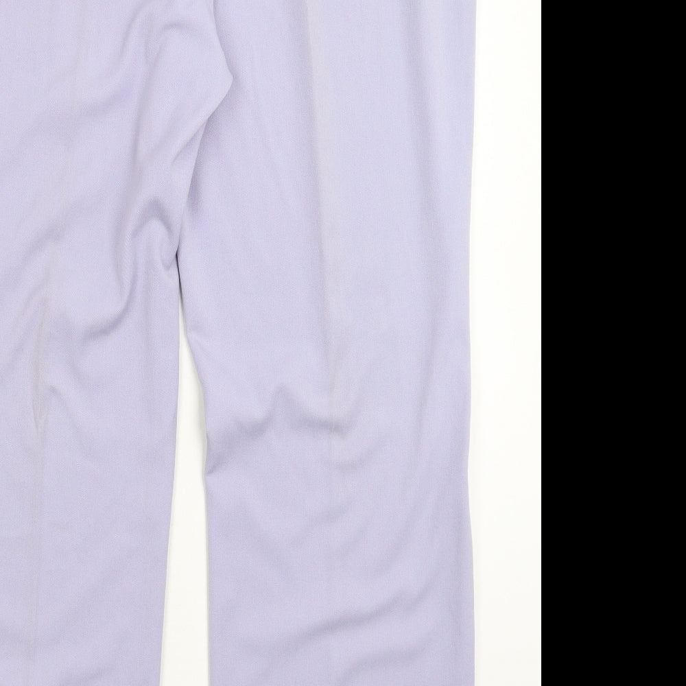 Agenda Womens Purple Trousers Size 24 L30 in