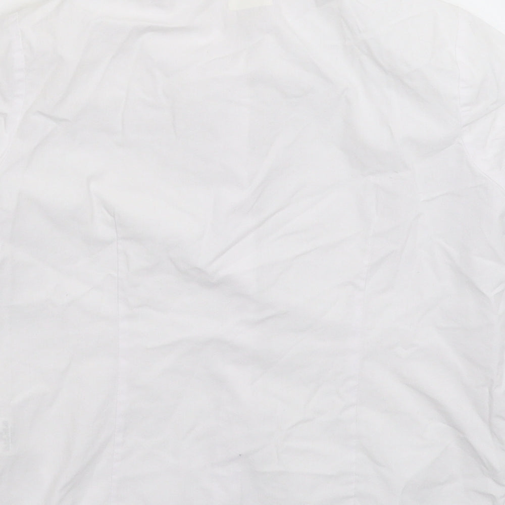 George Boys White Basic Button-Up Size 7-8 Years