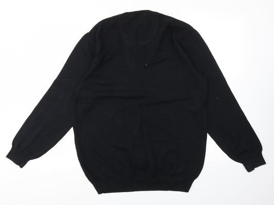Aspen&Court Mens Black Pullover Sweatshirt Size L
