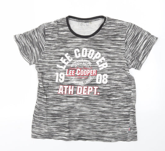 Lee Cooper Boys Grey Basic T-Shirt Size 13 Years