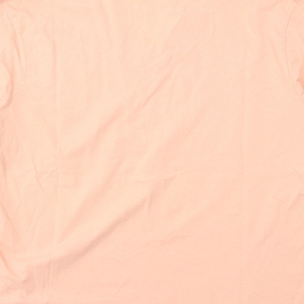 bpc Womens Orange Basic T-Shirt Size M