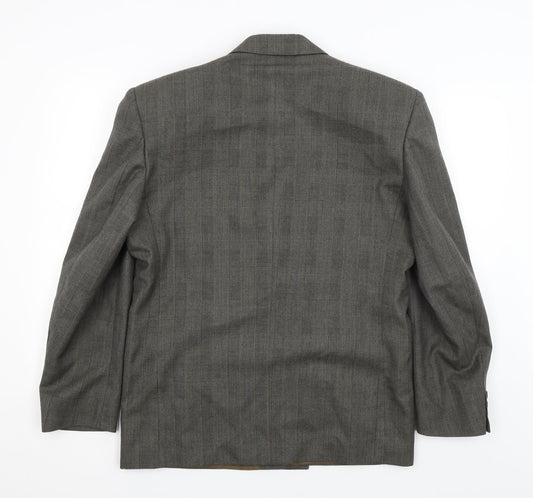 Zini Mens Green Jacket Blazer Size M