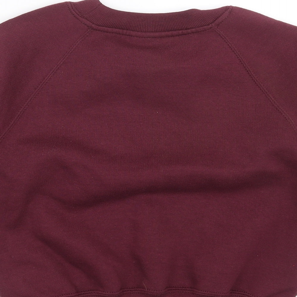 Russell Boys Purple Pullover Sweatshirt Size 3-4 Years - burgundy