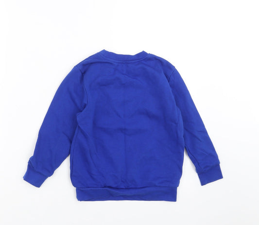 George Boys Blue Pullover Sweatshirt Size 5-6 Years