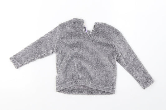 Lily &dan Girls Grey Babydoll Pyjama Top Size 6-9 Months