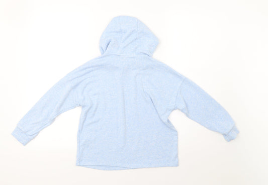 Marks and Spencer Boys Blue Pullover Hoodie Size 9-10 Years