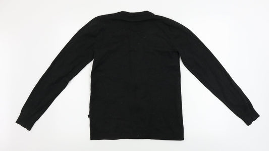 Dimensions Womens Black Jacket Coat Size S