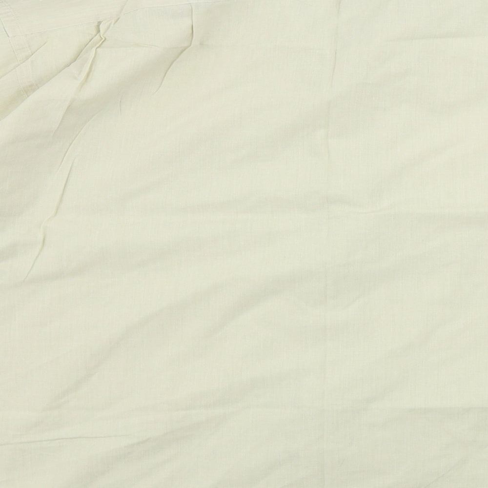 Piscador Mens Beige Button-Up Size 17