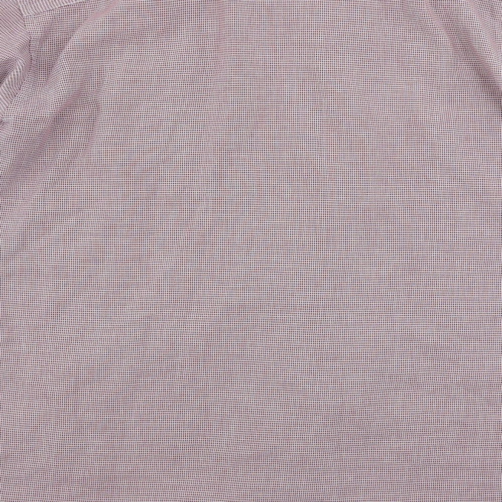 F&F Mens Red Check Button-Up Size 16.5