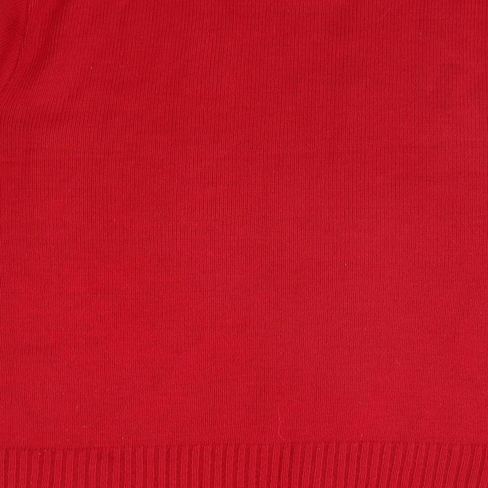 CHIC Womens Red Pullover Jumper Size M