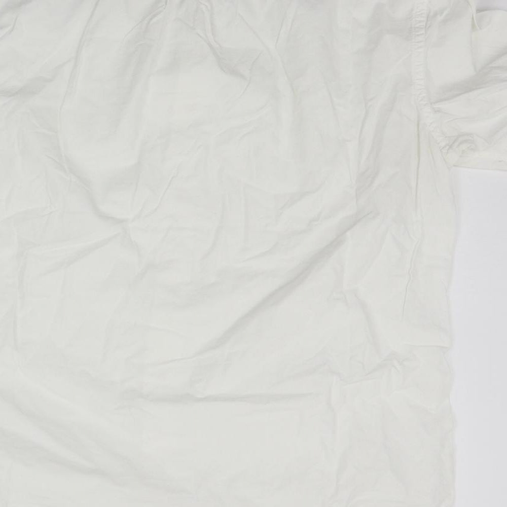H&M Mens White Button-Up Size S