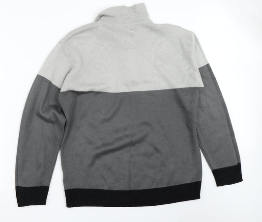 Andre De Brett Womens Grey Pullover Jumper Size 12